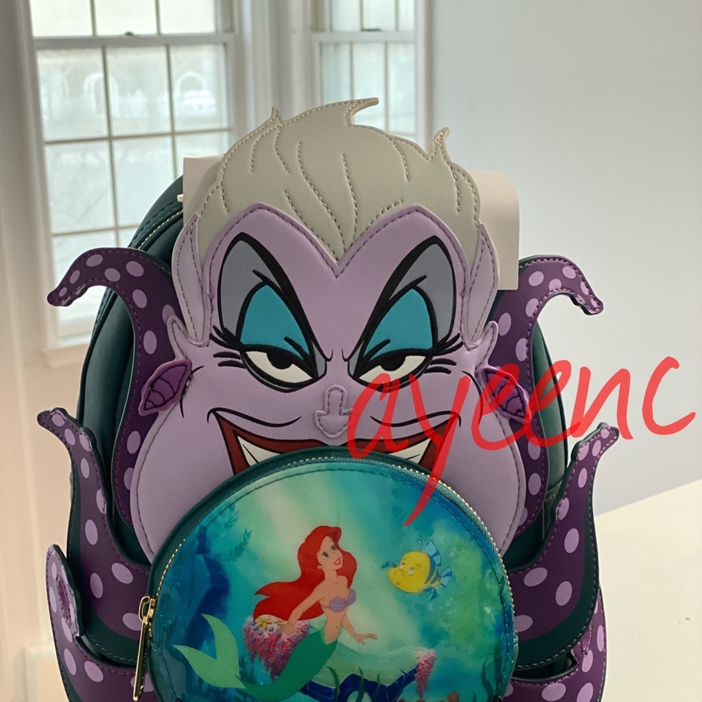Disney The Little Mermaid Ursula Villains Scene Mini Backpack Loungefly